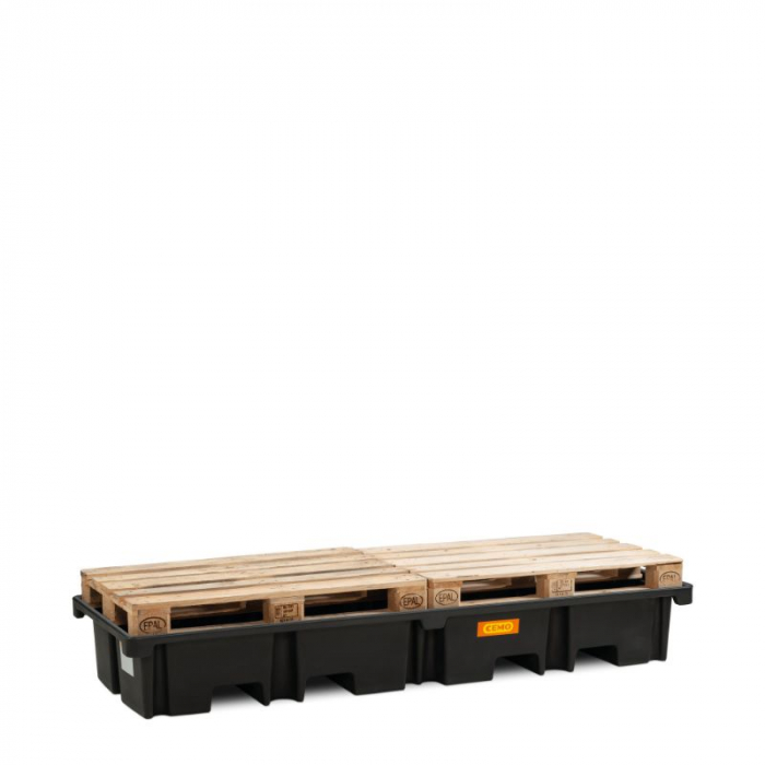 Cuva de retentie din PE fara gratar, volum 425 litri, 242x88x36 cm [2]