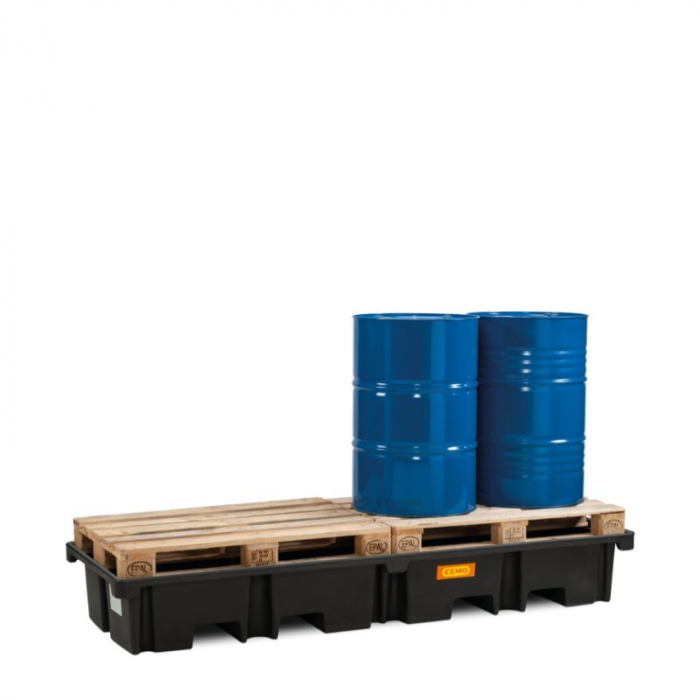 Cuva de retentie din PE fara gratar, volum 425 litri, 242x88x36 cm [3]