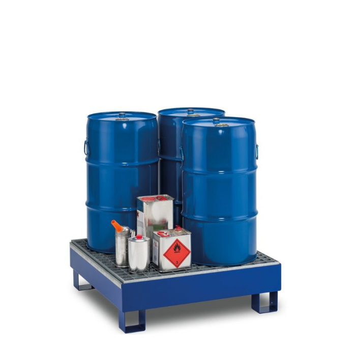 Cuva de retentie metalica cu gratar, volum 65 l, 80x81x25 cm [1]