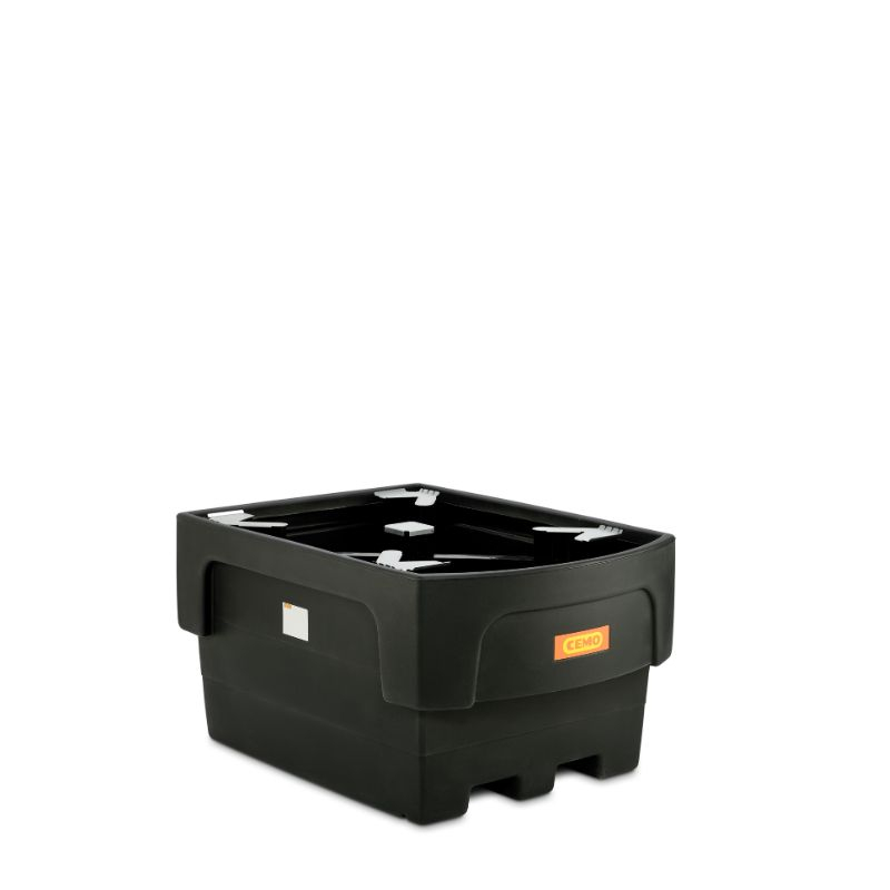 Cuva retentie din PE cu spatiu de umplere, fara gratar, pentru IBC, volum 1100 litri, 162x117x85 cm [2]