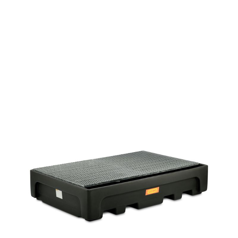 Cuva retentie din PE cu gratar otel galvanizat, pentru IBC, volum 1100 litri, 223x146x46 cm [2]