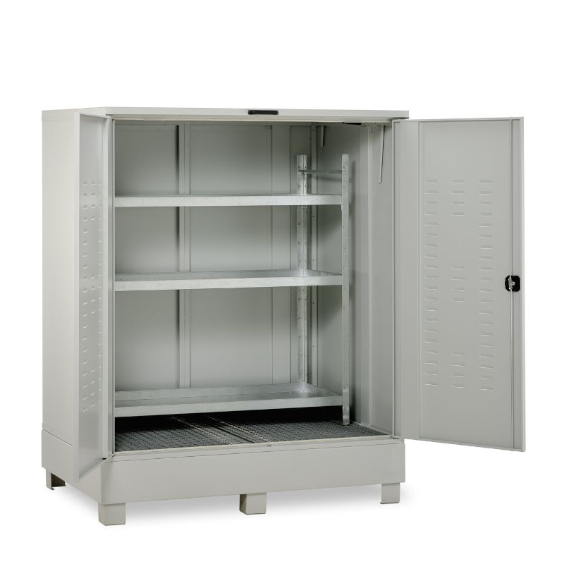 Dulap metalic pentru substante periculoase model 320 cu raft pentru recipiente mici - V2 [2]