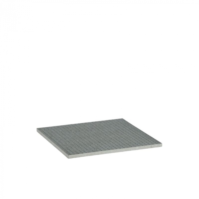 Gratar otel galvanizat, 83x83x3 cm [1]