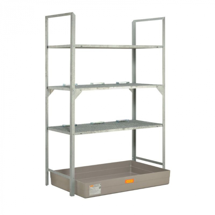 Raft suport pentru butoaie Type 540, 6x60 litri, cuva GRP 150 litri [2]