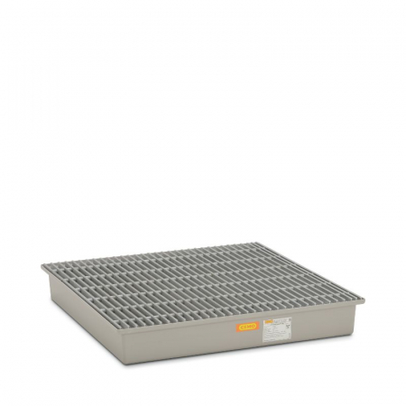 Toate produsele - Cuva de retentie din GRP cu gratar din GRP, volum 220 l, 128x128x20 cm