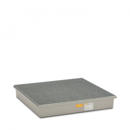 Toate produsele - Cuva de retentie din GRP cu gratar din otel, volum 220 l, 128x128x21 cm