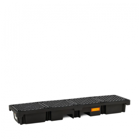 Cuve de colectare din PE - Cuva de retentie din PE cu gratar, volum 215 litri, 245x66x26 cm