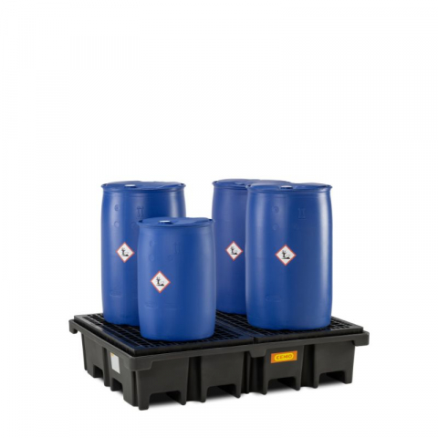 Cuva de retentie din PE cu gratar, volum 425 litri, 167x127x39 cm [2]