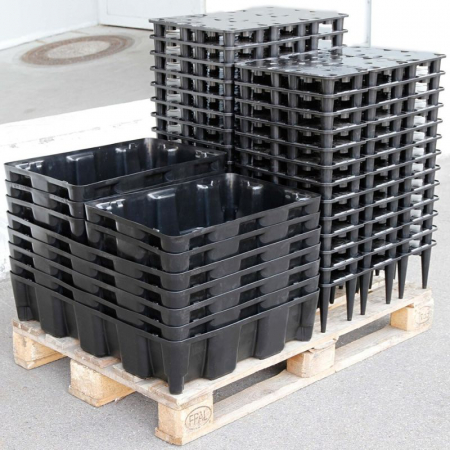 Cuva de retentie din PE fara gratar, volum 25 l, 60x40x16.5 cm [1]