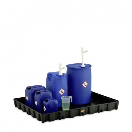 Cuva de retentie din PE fara gratar, volum 250 l, 160x120x16.5 cm [2]