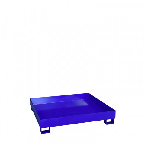 Cuve de colectare din metal - Cuva de retentie metalica, fara gratar, volum 200 l, 120x120x26 cm