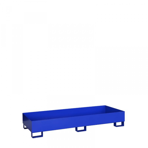 Cuve de colectare din metal - Cuva de retentie metalica, fara gratar, volum 205 l, 180x80x28 cm