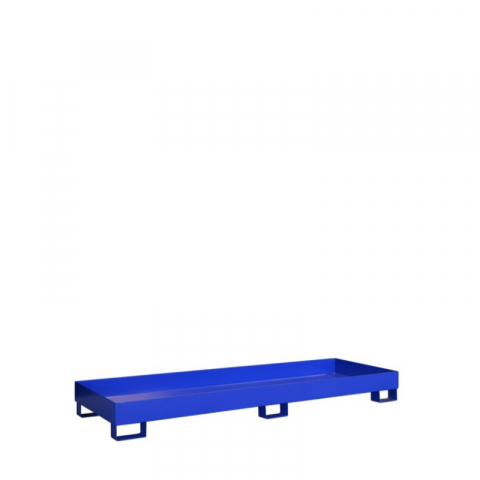 Cuve de colectare din metal - Cuva de retentie metalica, fara gratar, volum 205 l, 239x80x23 cm