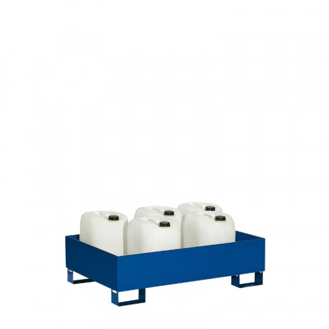 Cuve de colectare din metal - Cuva de retentie metalica, fara gratar, volum 220 l, 120x80x36 cm