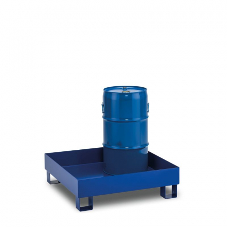 Cuva de retentie metalica, fara gratar, volum 65 l, 80x80x23 cm [1]