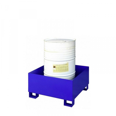 Cuve de colectare din metal - Cuva de retentie metalica, fara gratar, volum 200 l, 80x80x44 cm