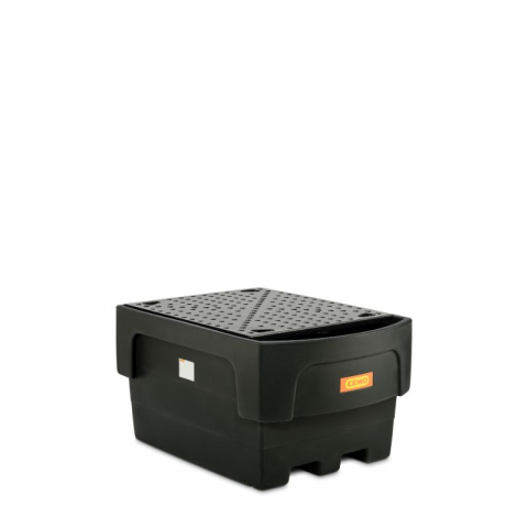 Cuva retentie din PE cu spatiu de umplere, cu gratar, pentru IBC, volum 1100 litri, 162x117x85 cm [1]