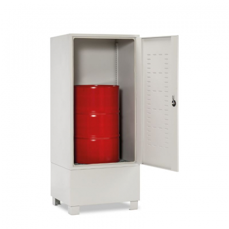 Stocare substante periculoase - Dulap metalic pentru substante periculoase Compact 220 pentru 1 butoi - v1
