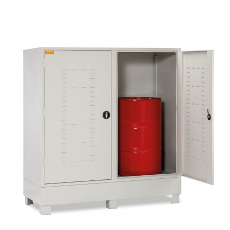 Stocare substante periculoase - Dulap metalic pentru substante periculoase Compact 220 pentru 2 butoaie - v1
