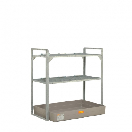 Raft suport pentru butoaie Type 360, 6x60 litri, cuva GRP 150 litri [1]