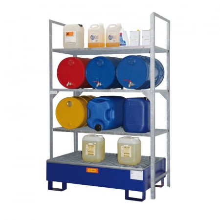 Toate produsele - Raft suport pentru butoaie Type 540, 6x60 litri, cuva metalica 220 litri