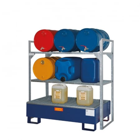 Toate produsele - Raft suport pentru butoaie Type 360, 6x60 litri, cuva metalica 220 litri