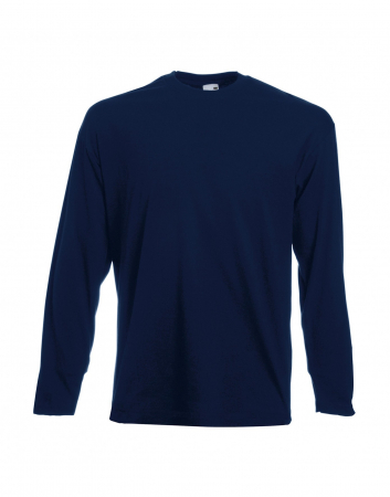 V-Neck / Decolteu in V - Tricou maneca lunga Valueweight T - Fruit of the Loom