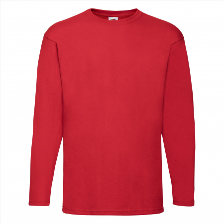 R-Neck / Decolteu rotund - Tricou maneca lunga Valueweight T - Fruit of the Loom