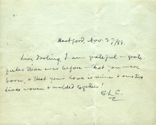 Scrisori celebre - Mark Twain pentru sotia sa, Livy