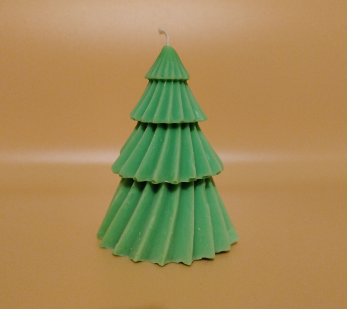 Cadou Crăciun pentru doamna educatoare - set scrisoare scrisă cu toc și peniță + brăduț din ceară naturală de soia [3]