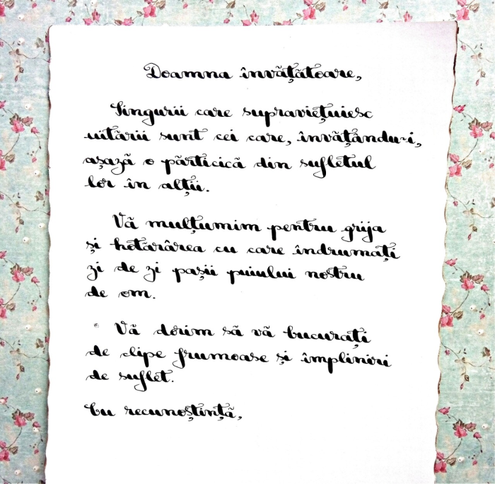 Mesaj in sticla cadou pentru invatatoare [2]