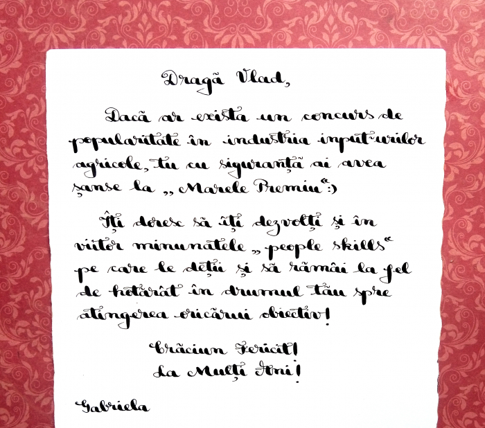Mesaj personalizat compus de noi - pentru scrisoare tip papirus în sticlă [3]