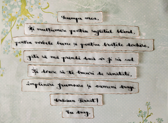Scrisoare cadou Crăciun pentru prietenă - tip puzzle în mini-borcan stea [2]