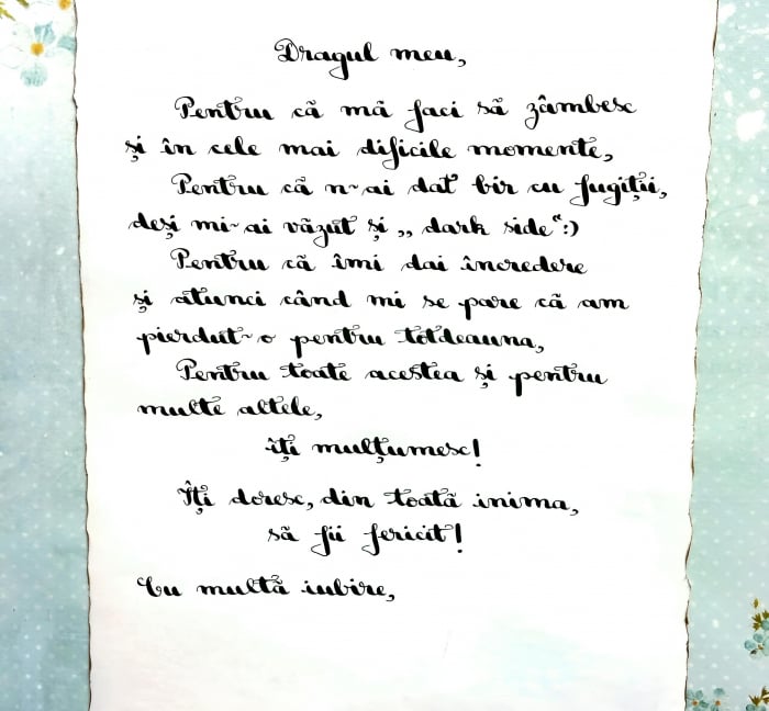 Scrisoare cadou pentru iubit - mesaj personalizat în sticlă [2]