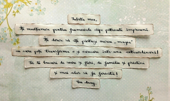 Scrisoare cadou pentru iubită - tip puzzle în mini-borcan inimă [2]