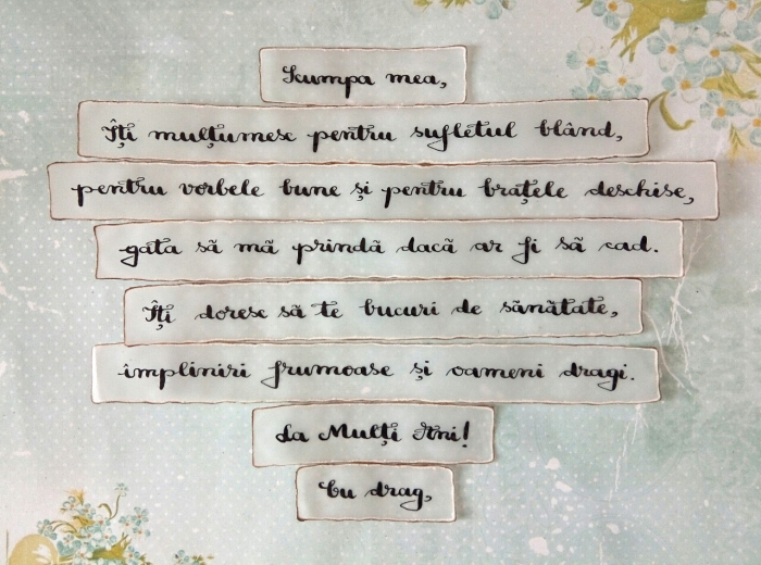 Scrisoare cadou pentru prietenă - tip puzzle în mini-borcan stea (model 3) [2]
