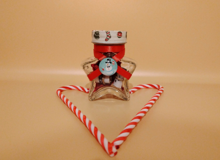 Cadou Crăciun pentru doamna educatoare - set scrisoare scrisă cu toc și peniță + brăduț din ceară naturală de soia [3]