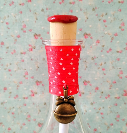 Scrisoare cadou Crăciun pentru mama - tip papirus în sticlă decorată (model 3) [2]