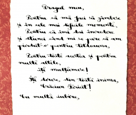 Scrisoare cadou Crăciun pentru soț - tip papirus în sticlă decorată [1]