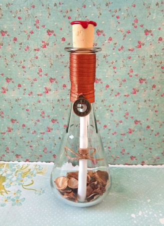 Scrisori cadou - mesaje personalizate în sticlă - Scrisoare cadou pentru iubit - mesaj personalizat în sticlă