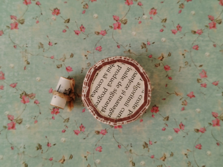 Scrisoare cadou pentru iubit - tip puzzle în  mini-borcan inimă [2]