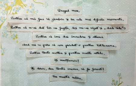 Scrisoare cadou pentru soț - tip puzzle în mini-borcan inimă [1]