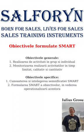 Produse - Obiectivele formulate S.M.A.R.T.