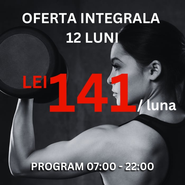 Abonament 12 luni FULL-TIME ( 07:00 - 22:00 ) [1]
