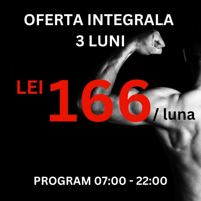 Abonament 3 luni FULL-TIME ( 07:00 - 22:00 ) [1]