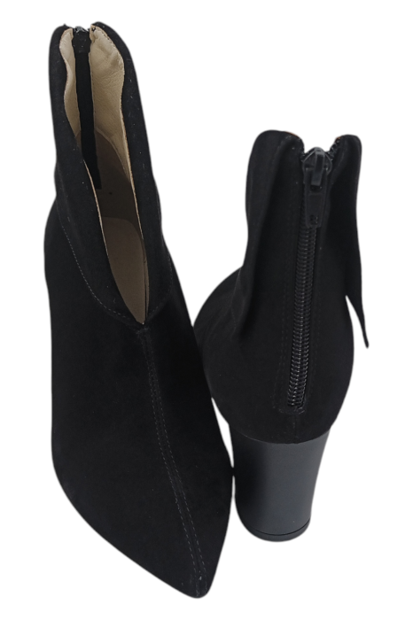 Botine damă negre din piele întoarsă – mărimile 34.5 / 37.5 / 38.5 [6]