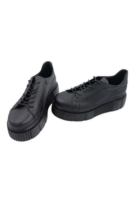 pantofi-dama-piele-bizonata-negru-talpa-inalta-36-5-eu-sandali [5]