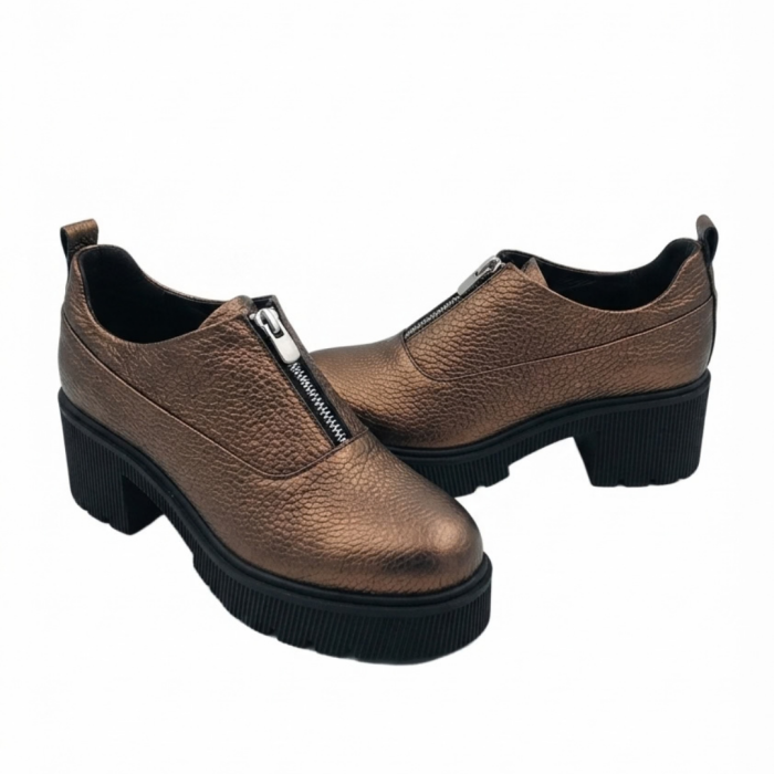 Pantofi damă piele naturală Bronz Bizon [5]