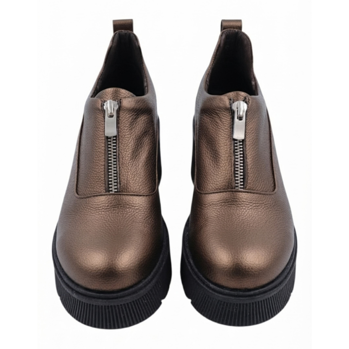 Pantofi damă piele naturală Bronz Bizon [4]