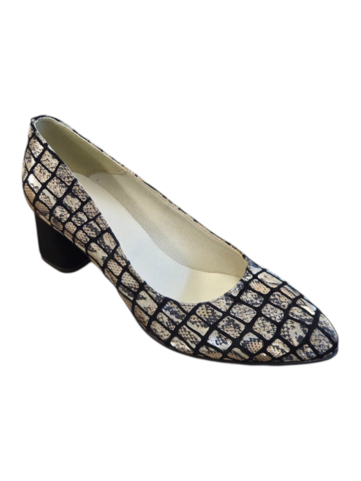 pantofi-dama-slip-on-varf-migdalat-python-golden-toc-gros-5cm-sandali [2]